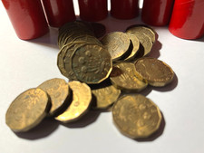 1937 KING GEORGE VI GENUINE 1st YEAR OF REIGN ROLL OF 25 UNC BRASS 3d