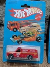 Hot Wheels No 9640 Fire Eater Truck Vehicle On Card Sealed Vintage Blister Pack