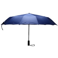 12 Ribs Windproof Travel Umbrella With PTFE Canopy, Lengthened Handle With8017