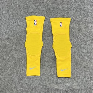 Nike Pro NBA Padded Knee Sleeves Mens 2XL 3XL Yellow Basketball Pair Gear