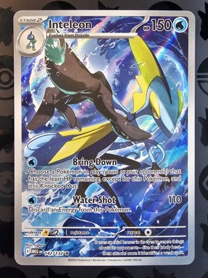Inteleon Holo Illustration Rare ME01: Mega Evolution 142/132 NM