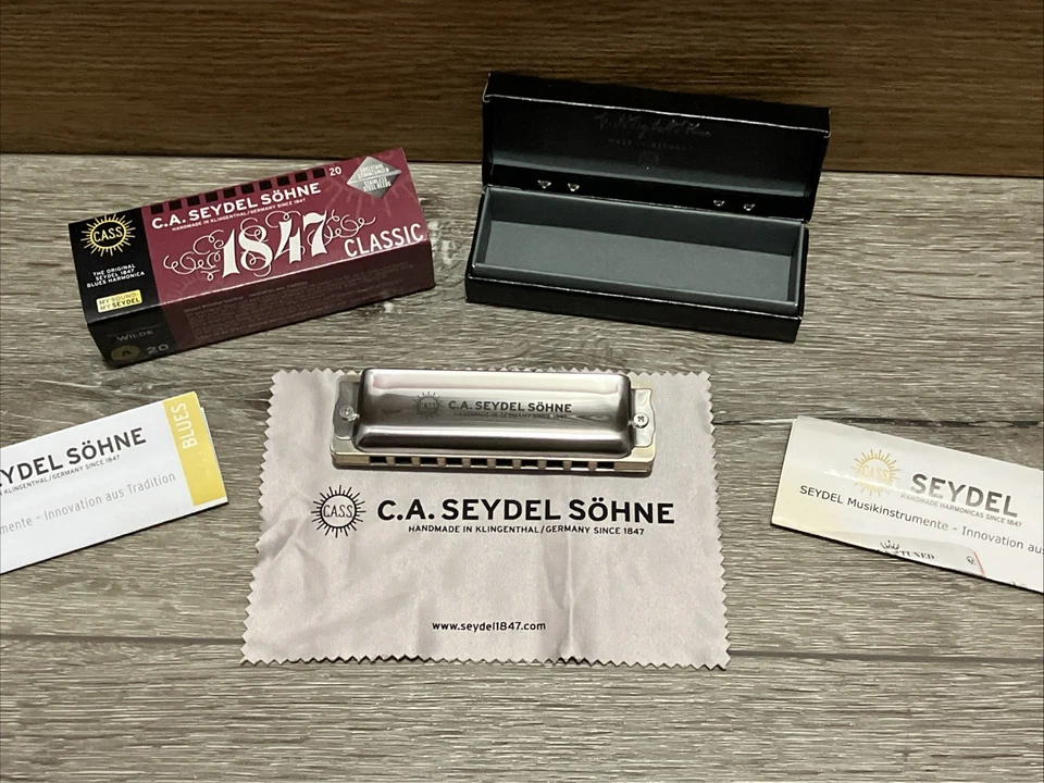 C.A. Harmônica sintonizada SEYDEL Blues 1847 Classic Wilde Rock "A" 16220A - Imagem 4 de 4