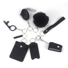 9  Piece Leather Keychain Set   Fashion Multi  Style Key Rings for Bags, Keys  Ac