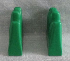 LEGO DUPLO GREEN GRASS LOT OF 2 REPLACEMENT  SHRUB HOUSE ACCESSORY PIECES