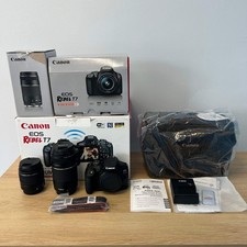 Canon EOS Rebel T7 DSLR Camera Premium Kit w/ Lens Charger Carrying Case