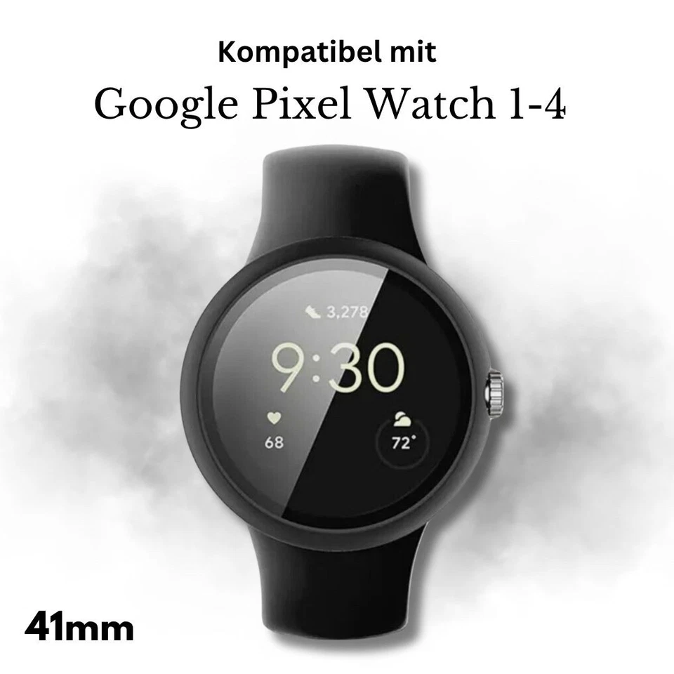 Schutzhülle für Google Pixel Watch 1/2/3/4 ✅ Displayschutz 41mm Bumper 9H Hülle - Bild 3 von 4