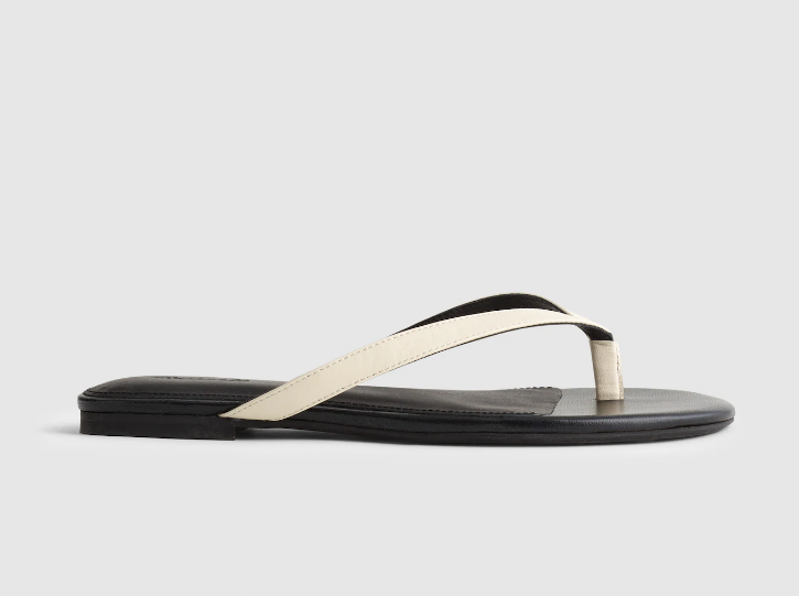 Madewell The Iggy Thong Sandal Vintage Muslin Multi NEW