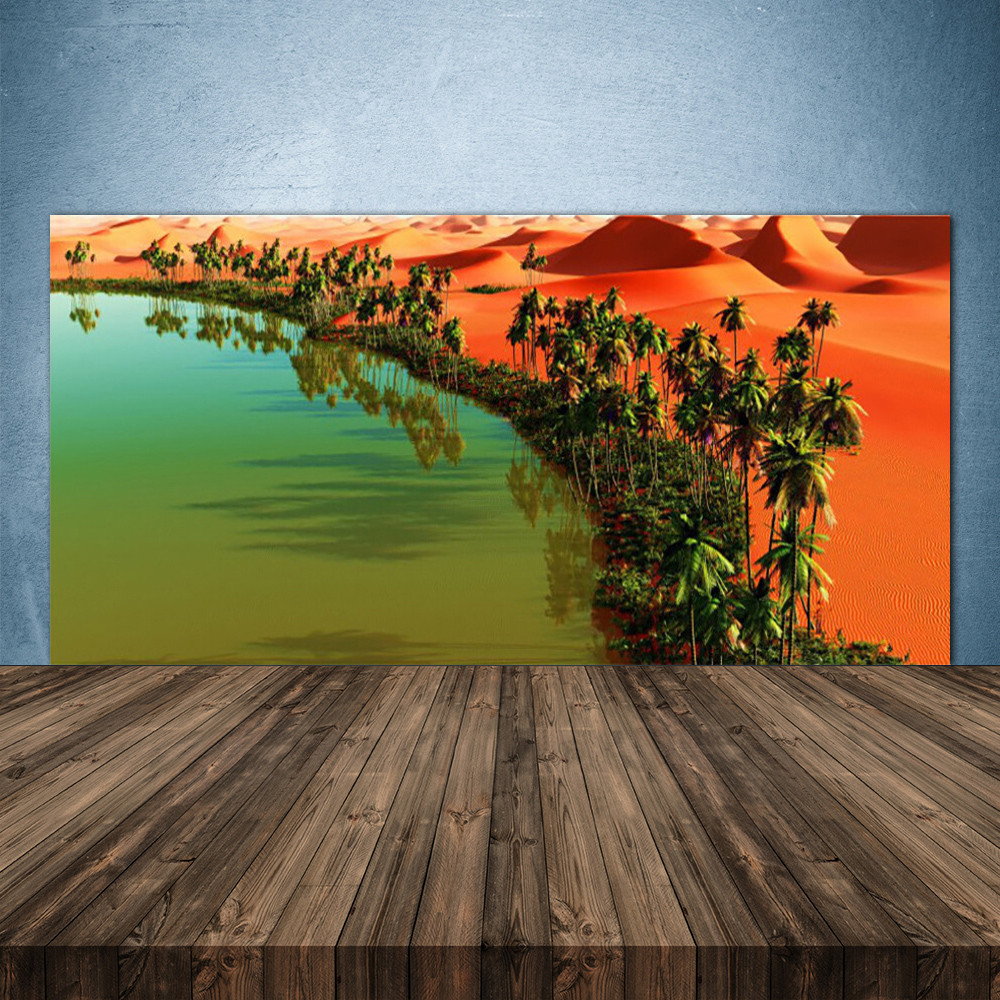 Crédence de cuisine en verre 140x70 cm panorama désert