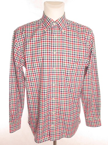 GANT 80'S TWILL REGULAR FIT Men's Button Down Multicoloured Check Shirt L Large - Picture 10 of 24
