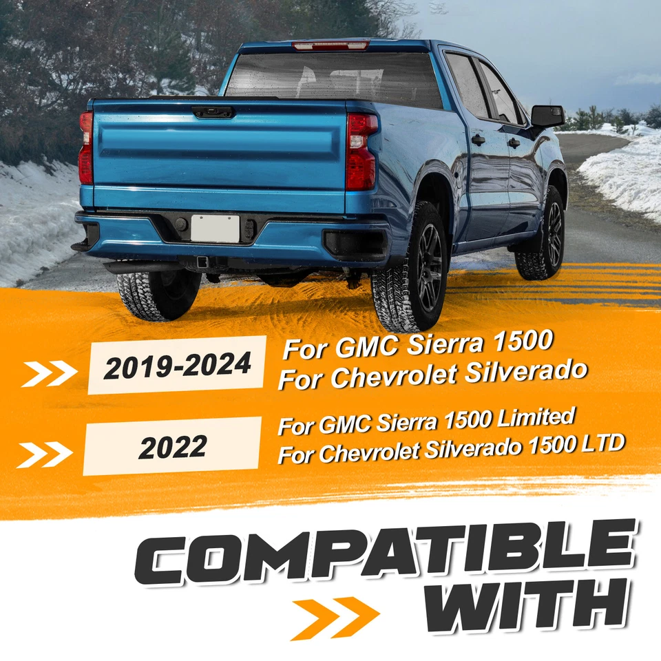 Receptor de enganche de remolque 6000 lb para Chevrolet Silverado 1500 2019-2024 clase 3 Foto 2 de 4