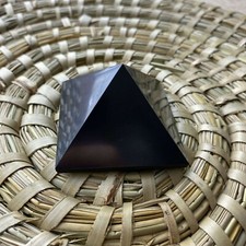 Shungite Polished Pyramid 5cm,Protection Against EMF's - Naturesupplies