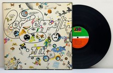 Led Zeppelin III Vinyl LP SD 7201 Atlantic Records Gatefold SPIN COVER READ
