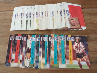 Pro Set Fußballkarten 1990/91 - sehr guter Zustand! Wählen Sie die Karten aus, die Sie benötigen!