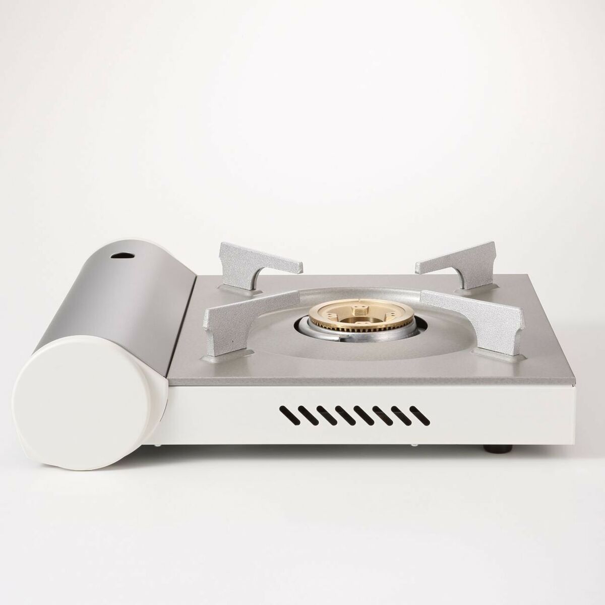 MUJI Portable cooking gas stove Aluminum die-cast RK-2 White MUJI Portable cooking gas stove Aluminum die-cast RK-2 White