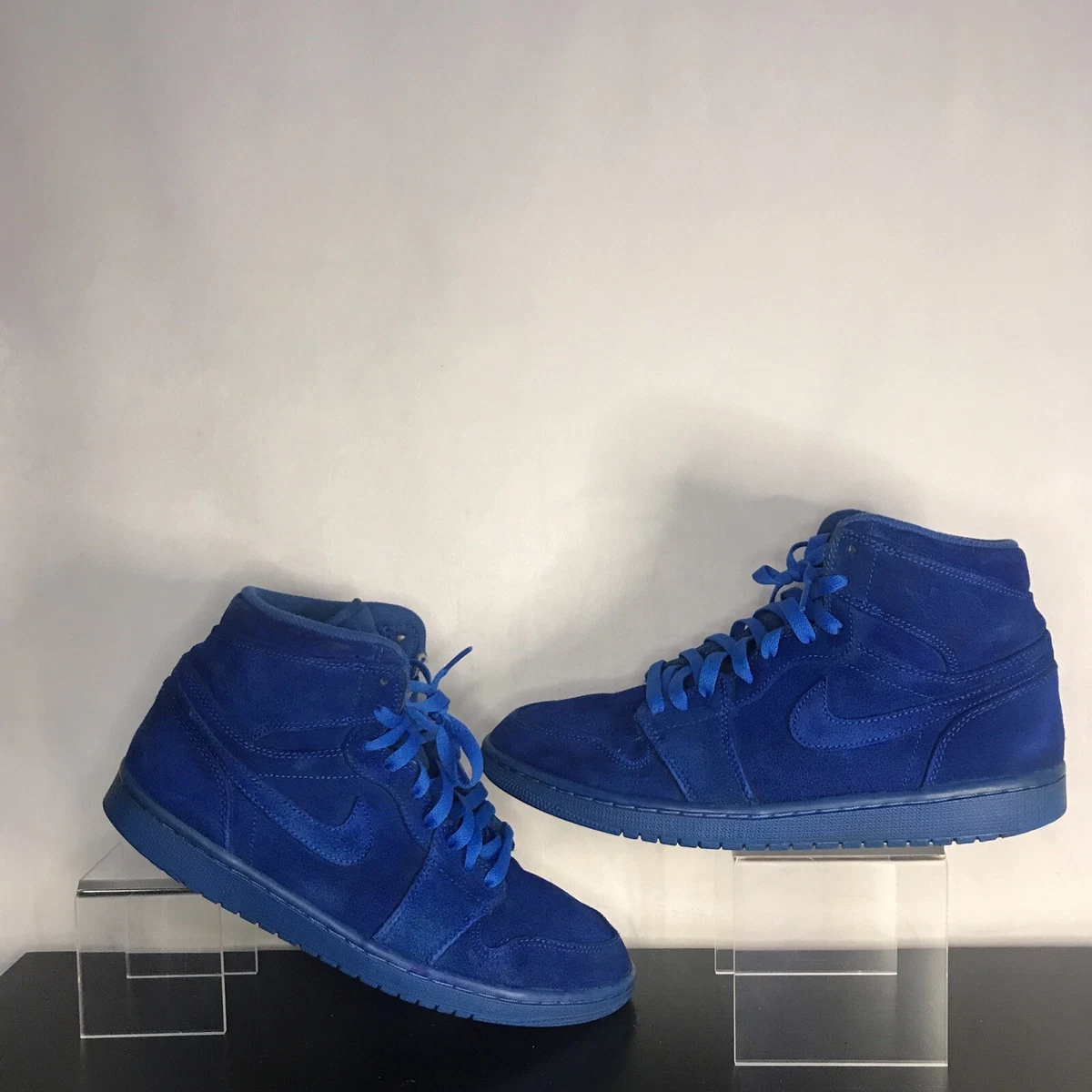 Nike blue suede clearance shoes
