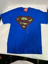 DC Comics Superman Logo Man of Steel Original Emblem Men's T Shirt Size M