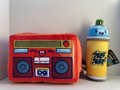 Subway Surfers Street Jammers Plush (2) - Radio + Spray Paint Can