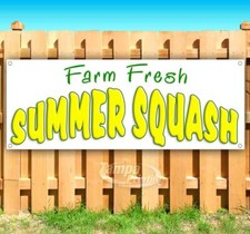Summer Squash Advertising Vinyl Banner Flag Sign Many Sizes Available USA