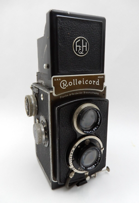 VINTAGE 1936 ROLLEICORD II COMPUR ZEISS TRIOTAR 7.5CM F3.5 LENS 