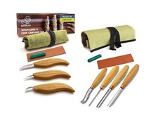 BeaverCraft SC01 Wood Carving Chisel Set S15 Wood Whittling Kit for Beginners...