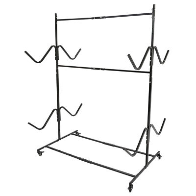 Adjustable Free-standing Kayak Storage Rack Heavy Duty For 4 Kayak Capacity