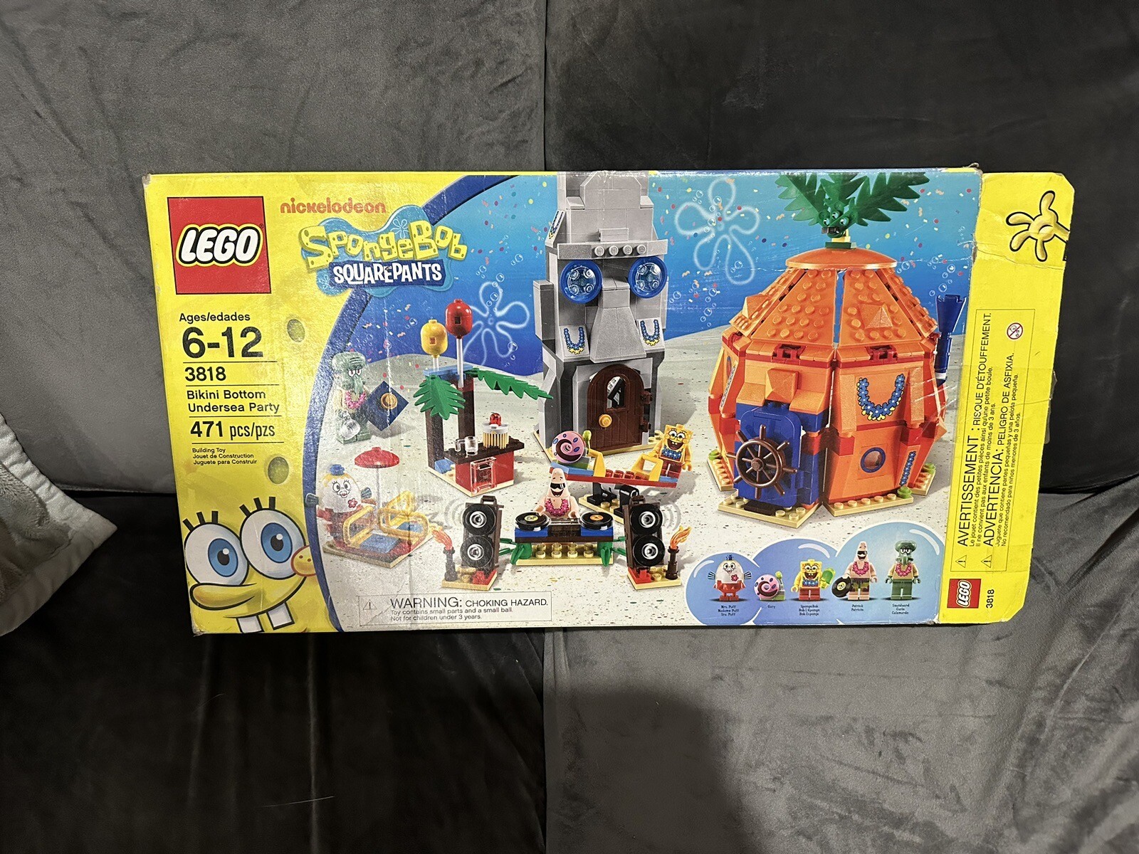 Lego SpongeBob Bikini Bottom Undersea Party Set 3818 Box Only eBay