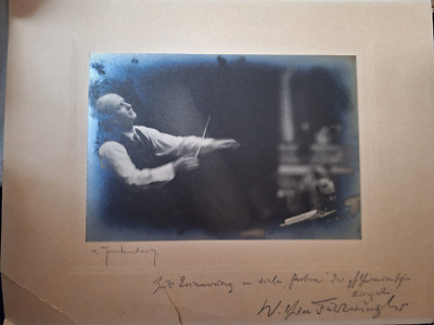 Fotografie Autogramm Autograph Original  Furtwängler Unikat Dirigent Komponist