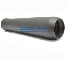 Megáfono silenciador de acero inoxidable cono inverso boca grande de 13" 2,5"