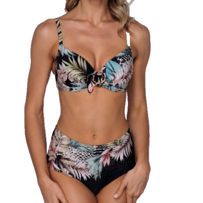 Marc & Andre Wild Sienna Bikini SET Bügel BH Gr.42 F (BH 85F) UK38E + Midi Slip