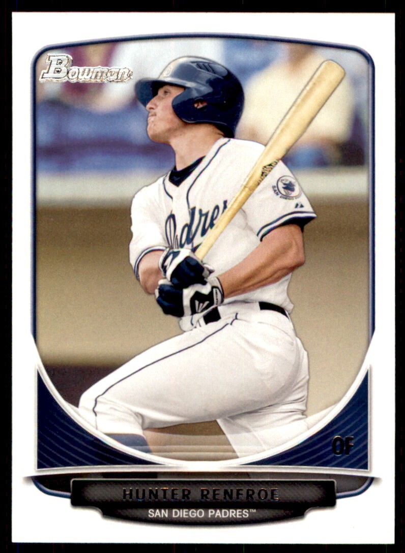 2013 Bowman Draft Picks & Prospects Chrome #BDPP16 Hunter Renfroe 8 San Diego