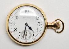 1901 Waltham 15 Jewel Open Face Gold Filled Pocket Watch WATCH287