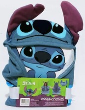 STITCH AND LILO DISNEY ORIGINAL LICENSED BEACH HOODED TOWEL 23.6 x47.2