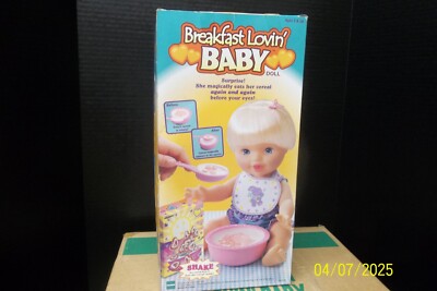 Vintage 1997 Hasbro QTY (4) Breakfast Lovin' Baby Sealed in a Hasbro Box NEW!