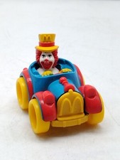 Vintage Ronald McDonald in a car, 1989 Happy Meal toy