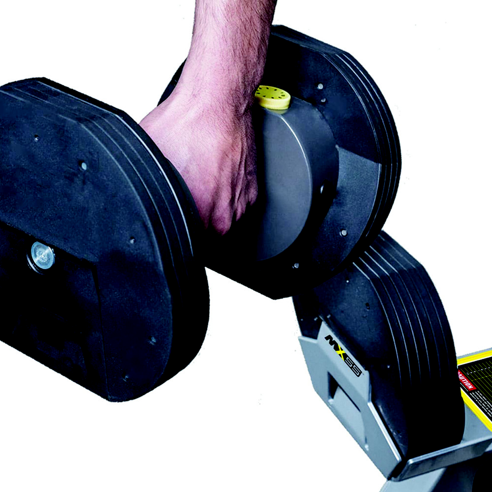 Set D'haltères Réglables Ironmaster MX 55 – 4,5 à 24,9 Kg Avec Chariot De Muscu
