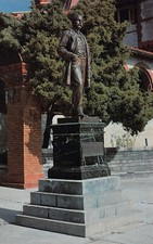 Henry Flagler Florida East Coast Railway Founder Statue College Vtg Postcard R2
