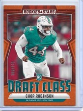 2024 Panini Rookies & Stars Chop Robinson RC #DC-CRN Draft Class Orange /125