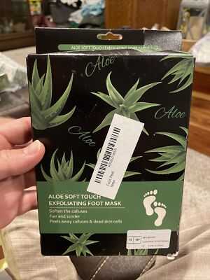 Aloe soft touch exfoliating foot mask