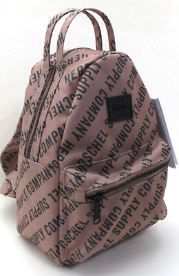 NEW HERSCHEL NOVA Mini Backpack Roll Call Ash Rose Daypack Bag 11" x 8" x  4.75" | eBay