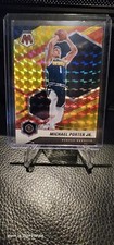 Michael Porter Jr. 2020-21 Panini Mosaic Choice Fusion Red Gold 72/88 Nuggets