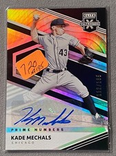 2020 Elite Extra Edition Prime Numbers A Signatures /185 Kade Mechals #119 Auto