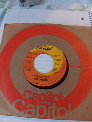 5lot-RARE Rock 45s -The The KNACK, ALICE COOPER, Jigsaw, EUROPE, Eddie Money Vg