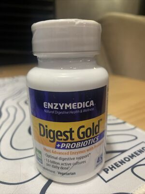 Enzymedica Digest Gold + Probiotics 45 Capsules Digestive Support