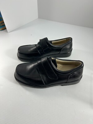Boxer Dogs Mens Size 12 D Wide Orthopedic Diabetic Shoes Black Leather Comfort s-l400.jpg main image 3