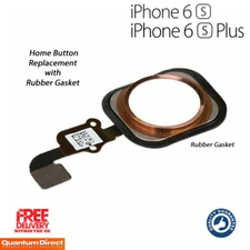 iPhone 6S, 6s Plus Complete Home Button Cable Replacement with Gasket ROSE GOLD