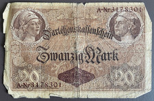 Darlehenskassenschein 20 Mark August 1914 Berlin Reichsschuldenverwaltung