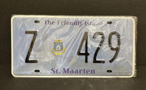 COPPIA TARGHE ST. MAARTEN 2014 L'ISOLA AMICA - Z 429 - COME NUOVE NOS!! - Foto 6 di 24