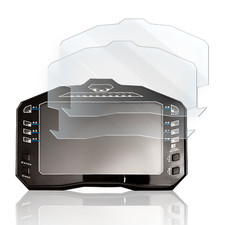 Display Tacho Schutzfolie zugeschnitten für Starlane DaVinci-II S 1x Matt / 1x K