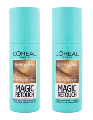 L'Oreal L'Oréal Loreal 2x PARIS MAGIC RETOUCH SPRAY 4 Dunkelblond Root Concealer