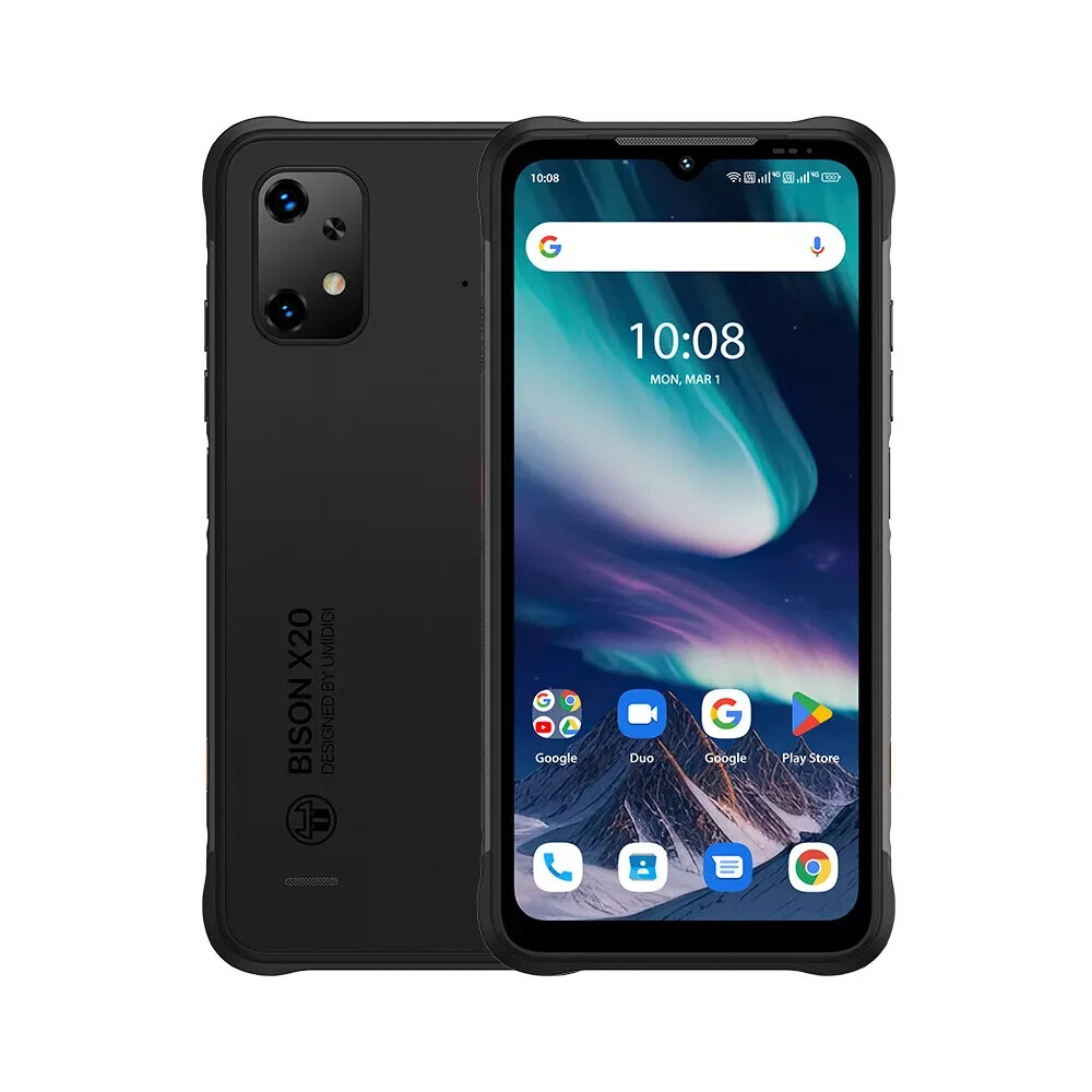 UMIDIGI BISON X20 6GB+128GB Rugged Android 13 NFC Unlocked